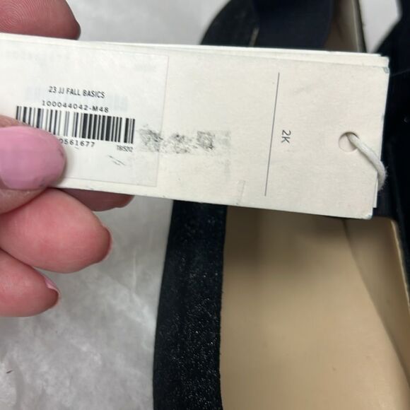 Janie and Jack 100044042 Collections Black Gitter Ballet Flat size 2K NWT - Picture 10 of 11
